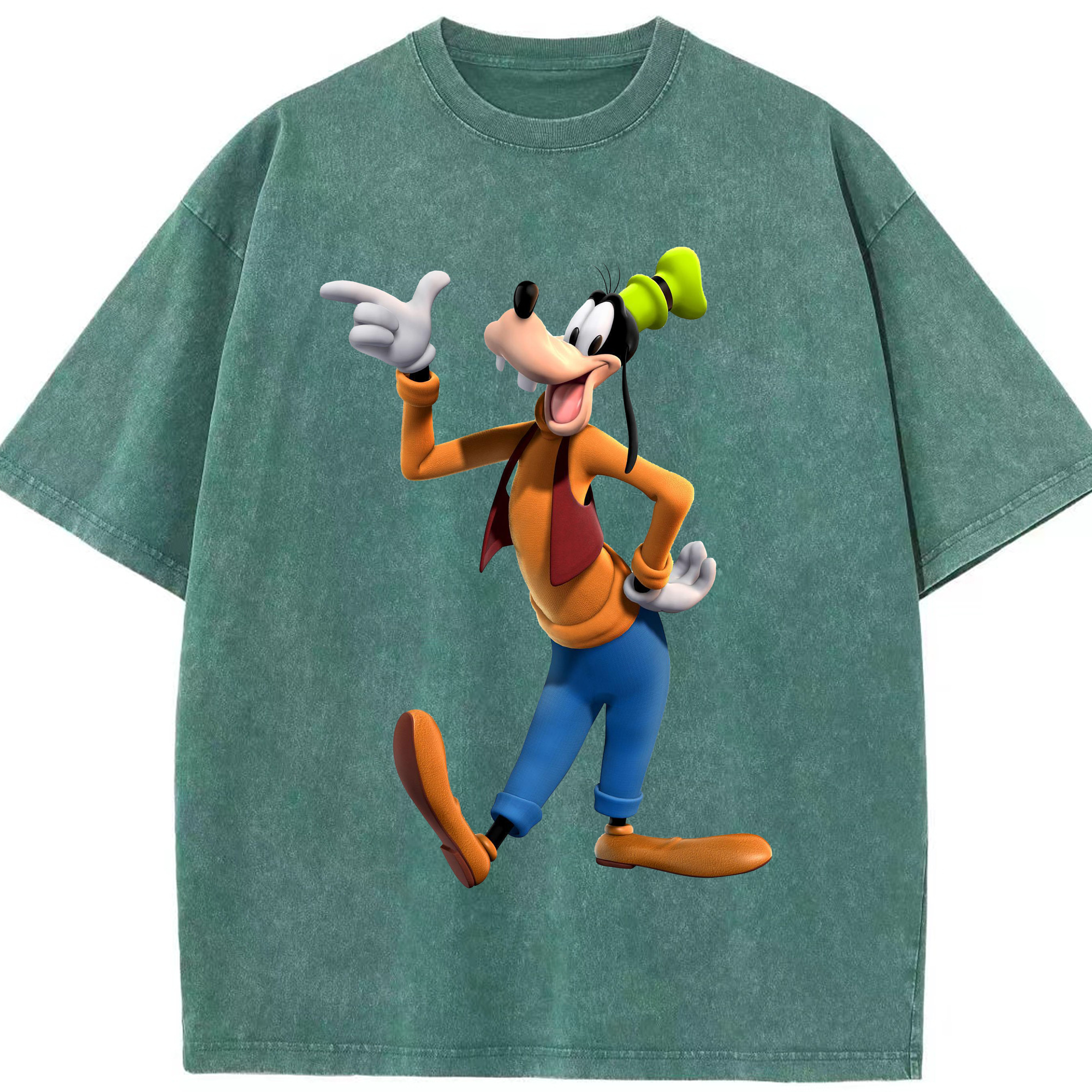 （画像用） ミッキーマウス Mickey Mouse 綿100% ヴィンテージ風 半袖Tシャツ（フロントプリント）
